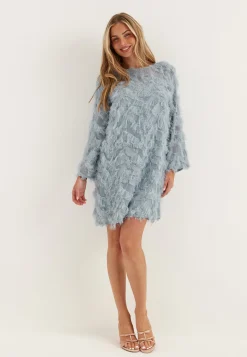 Slfmyline Relaxed Ls Boat Neck Dress