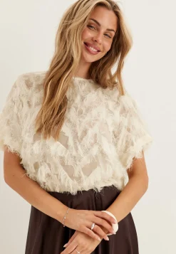 Slfmyline Ss Boat Neck Top