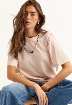 Slfpenelope 2/4 RUFFLE TEE NOOS