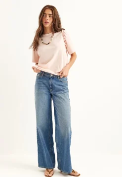 Slfpenelope 2/4 RUFFLE TEE NOOS