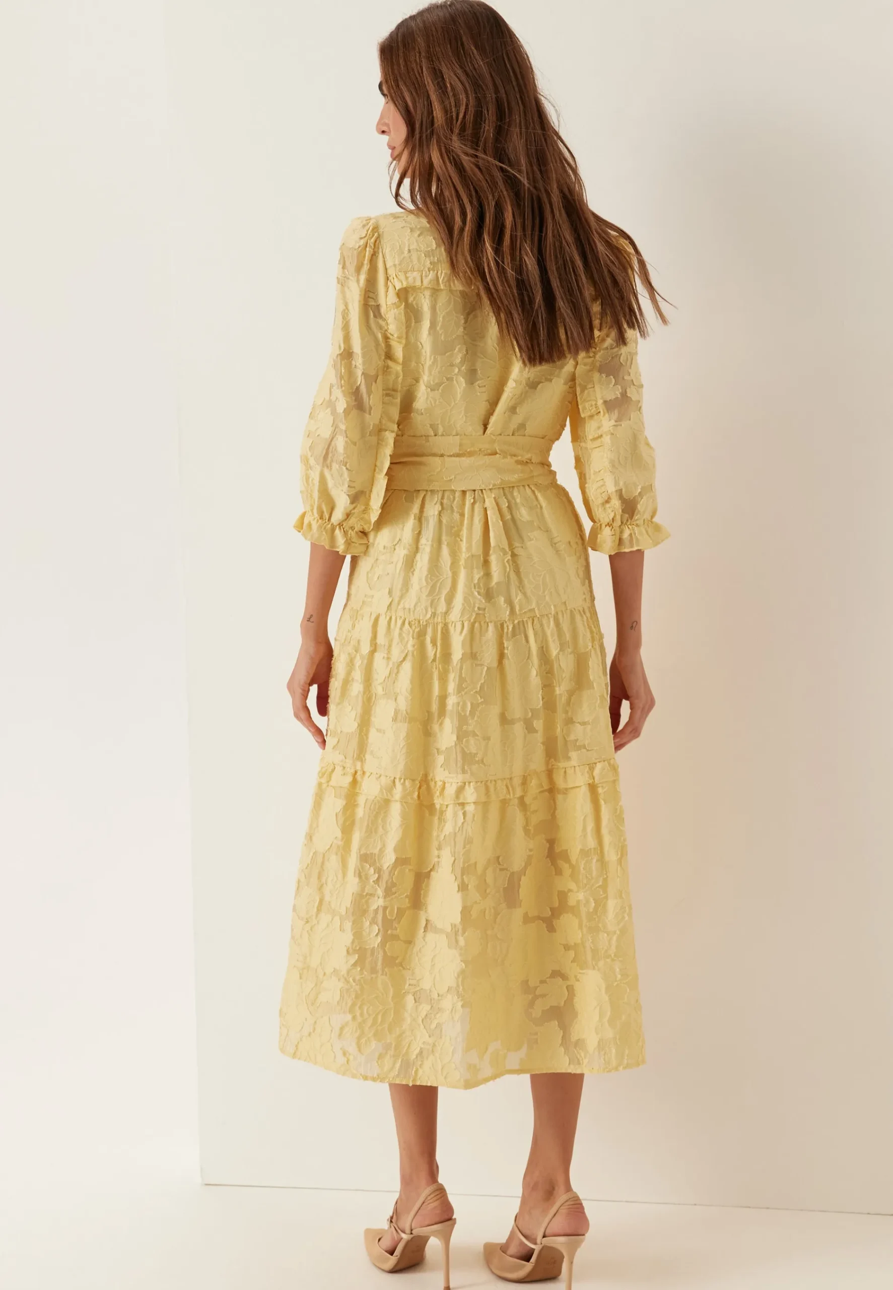 Slfsadie 3/4 Midi Dress