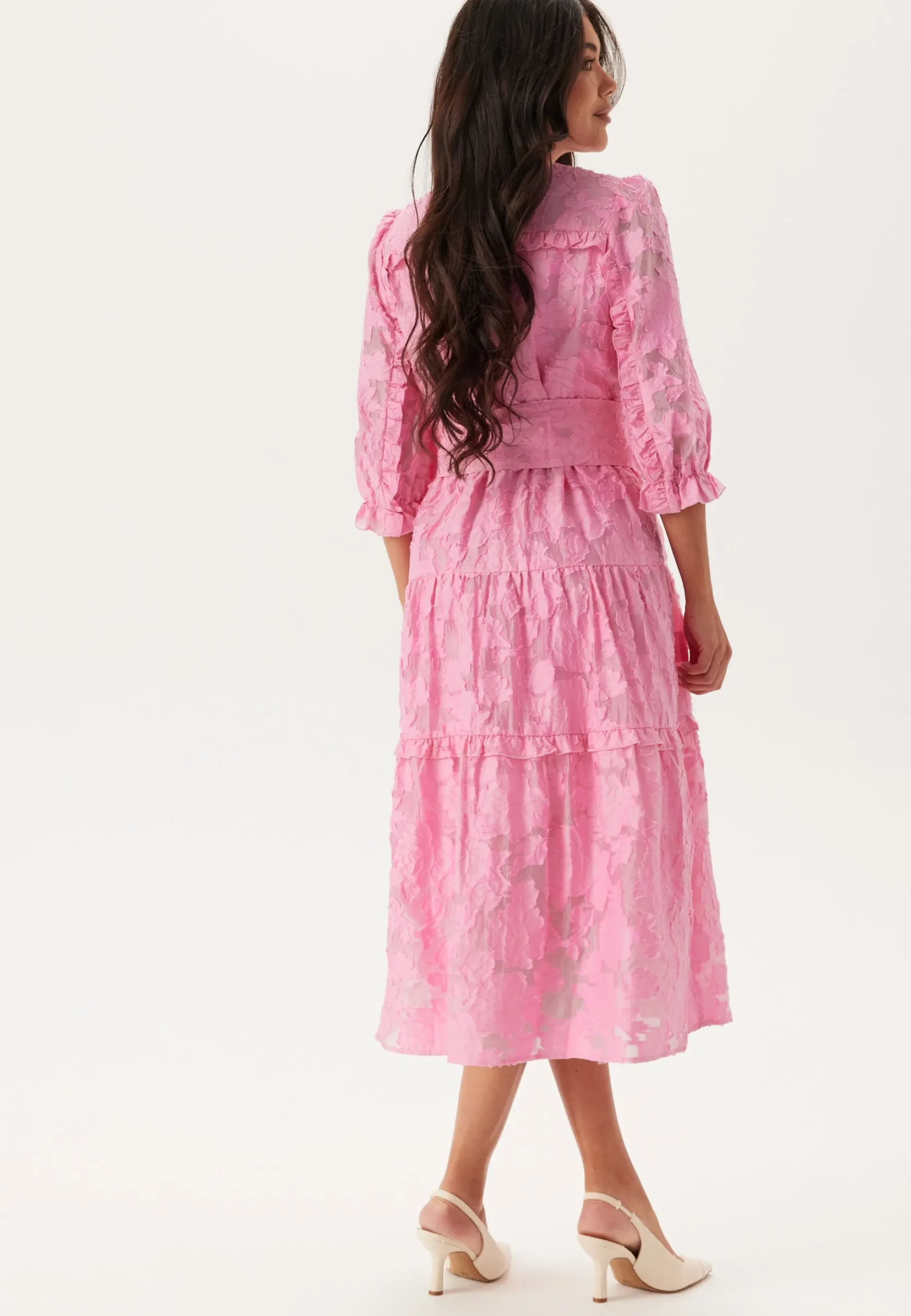 Slfsadie 3/4 Midi Dress
