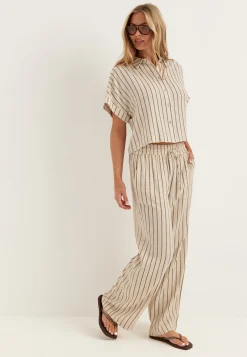 Slfviva-gulia Hw Striped Sun Pant