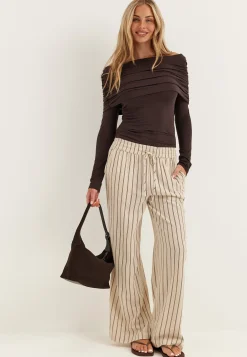 Slfviva-gulia Hw Striped Sun Pant