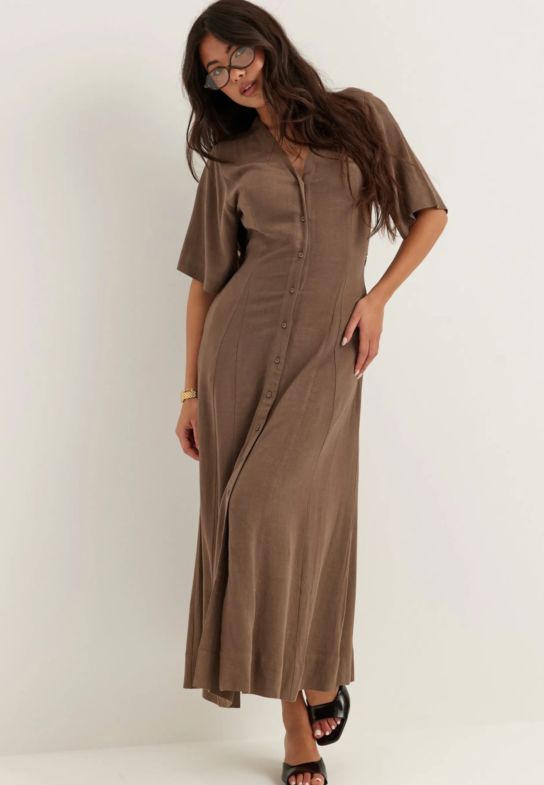 Slfviva Regular Linen Blend Dress