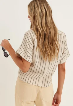 Slfviva Ss Striped Cropped Sunshirt