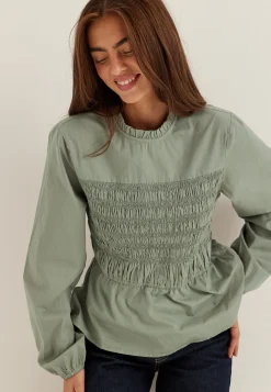 Smock Cotton Blouse