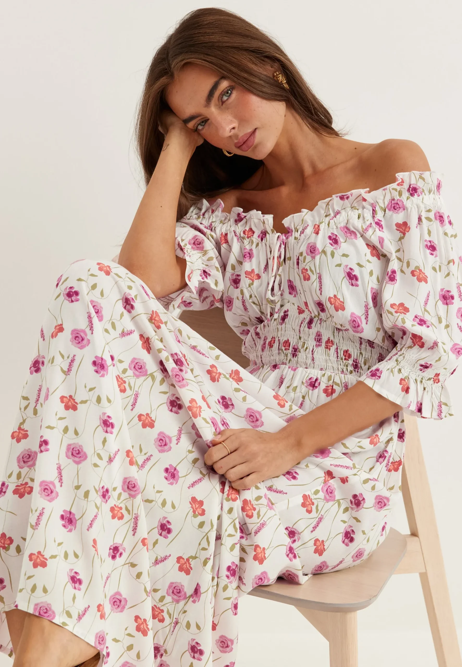 Smock Maxi Dress