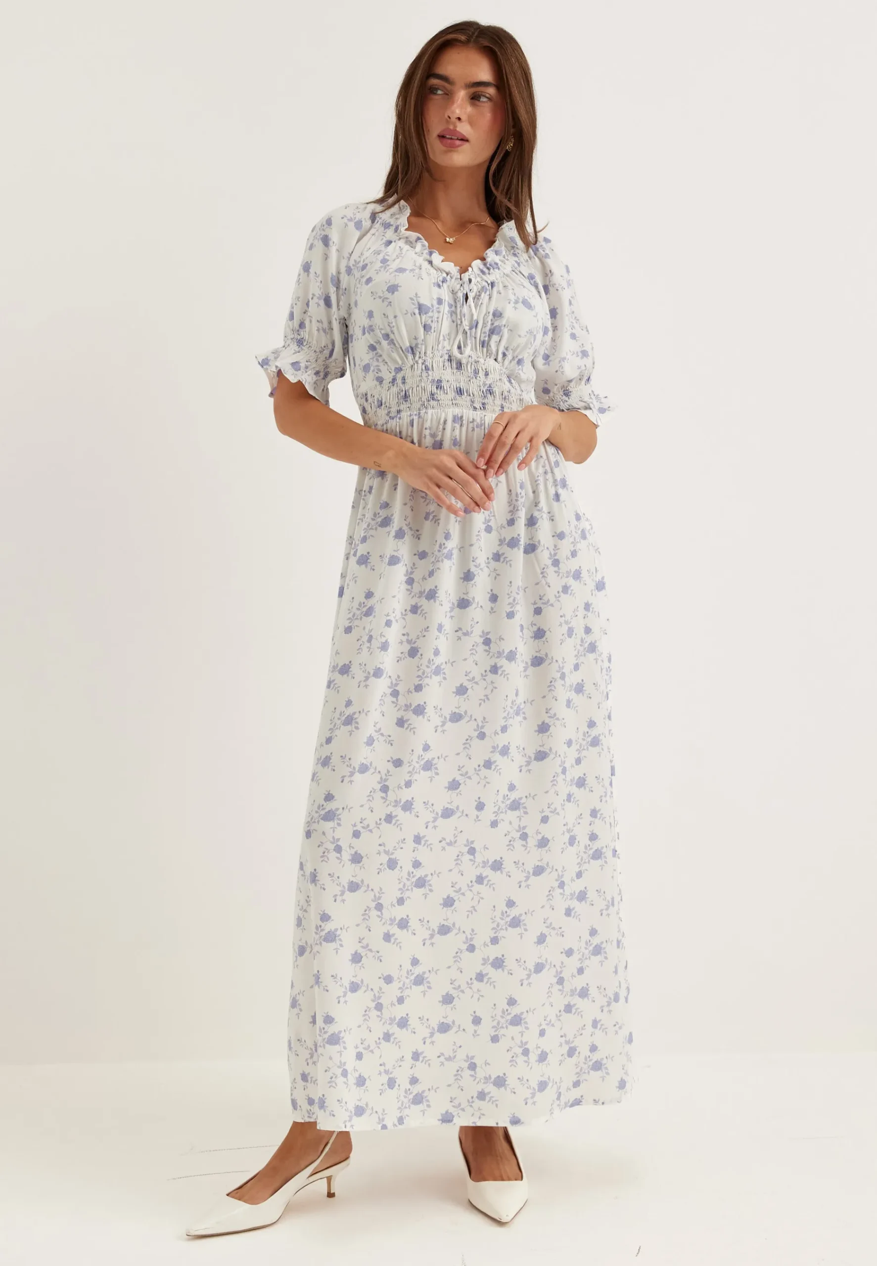 Smock Maxi Dress