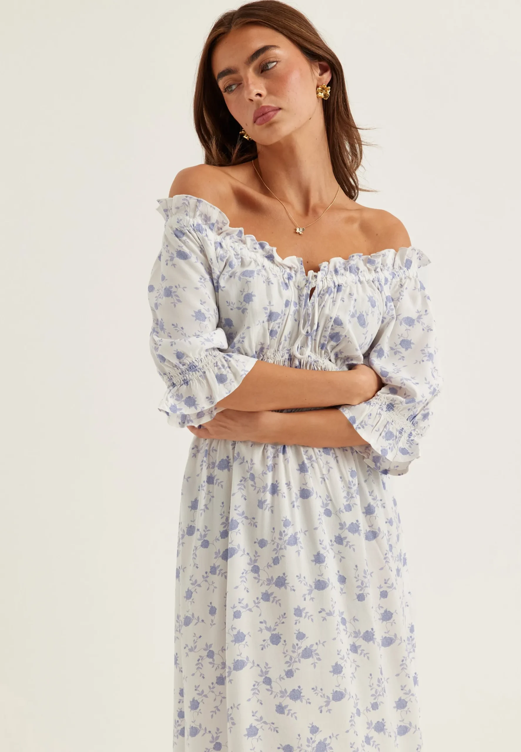Smock Maxi Dress