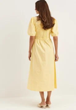 Smock Short Sleeve Cotton Dress
