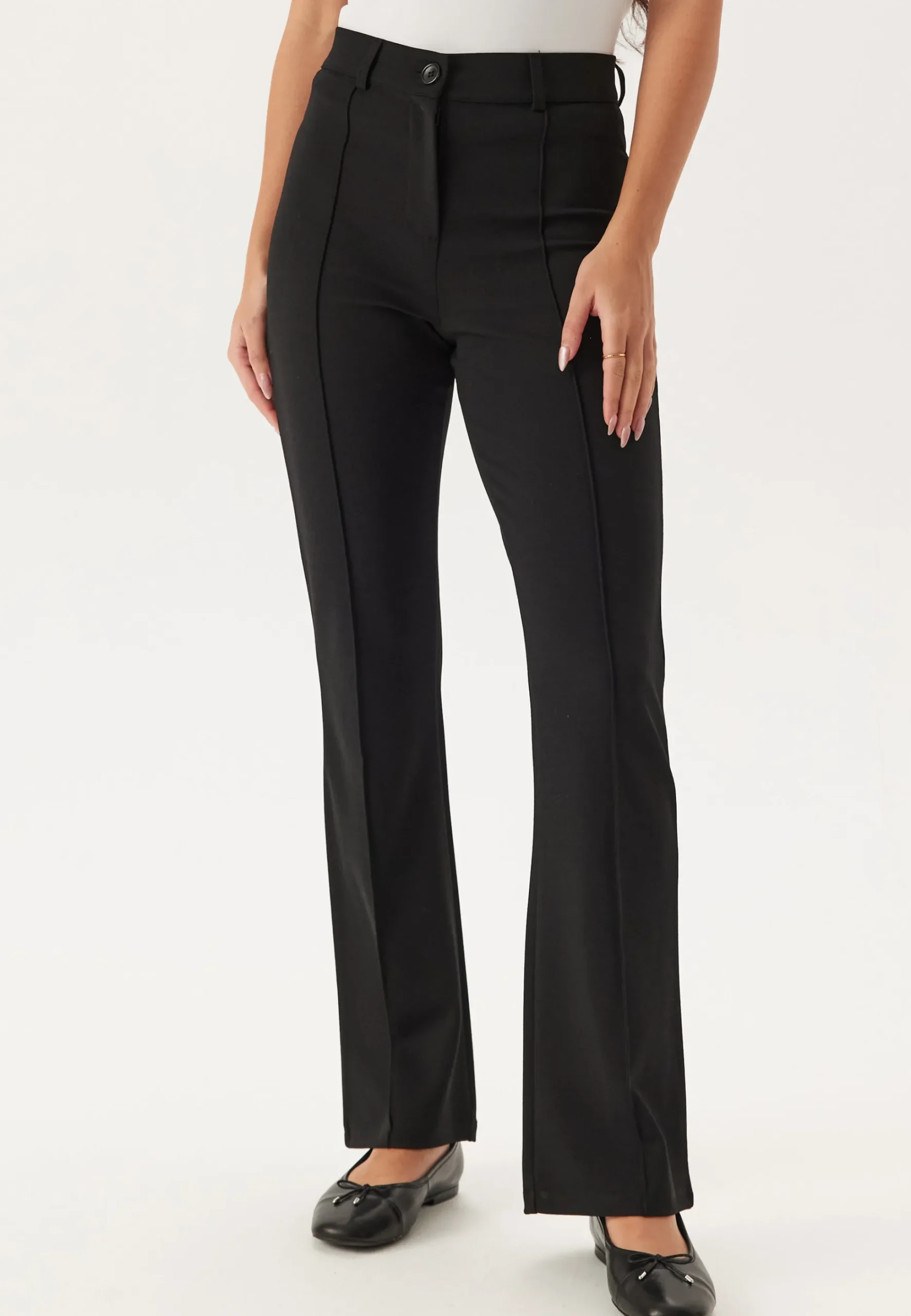 Soft Flared Suit Trousers
