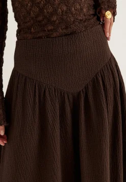 Soft Structure Maxi Skirt