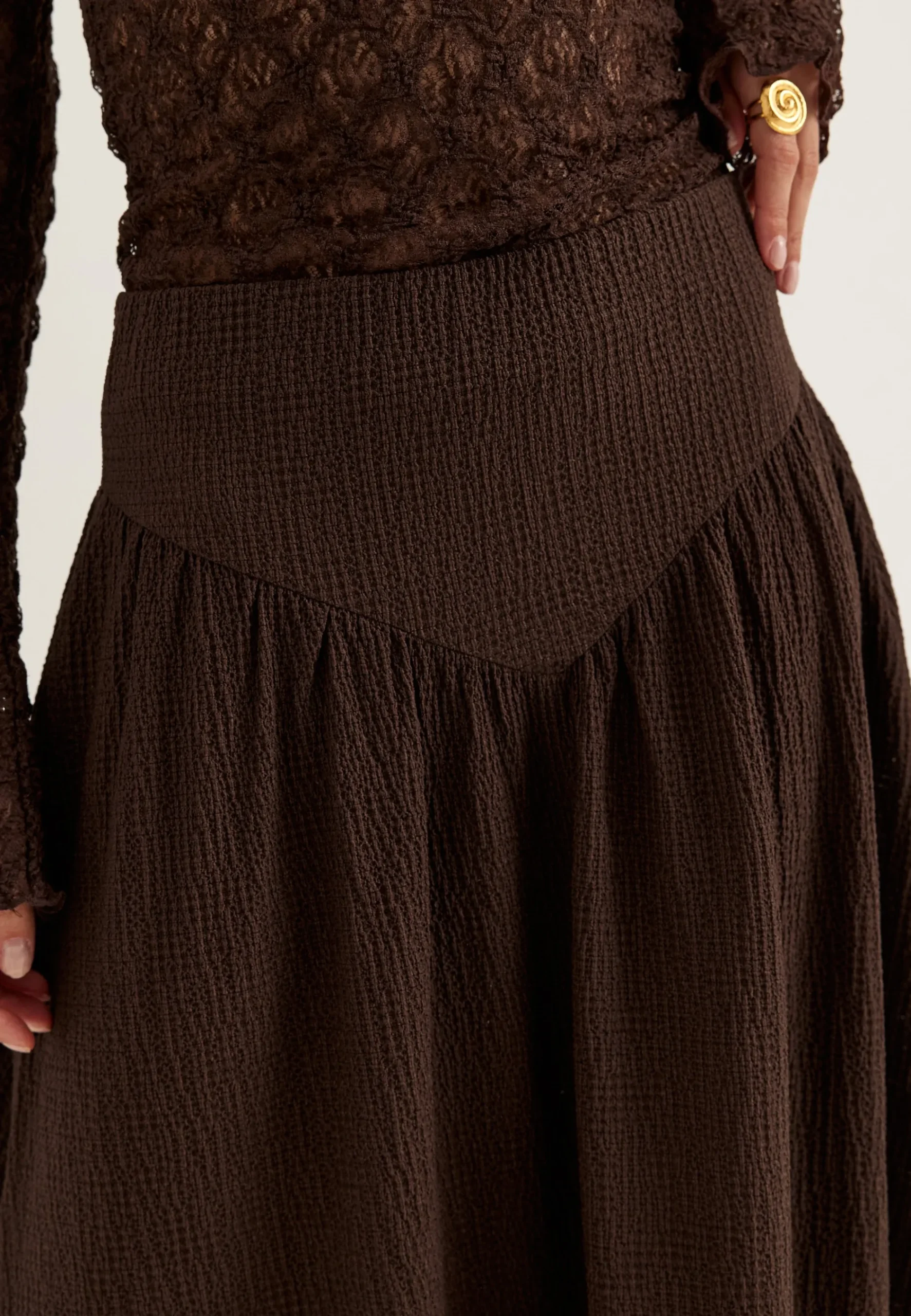 Soft Structure Maxi Skirt