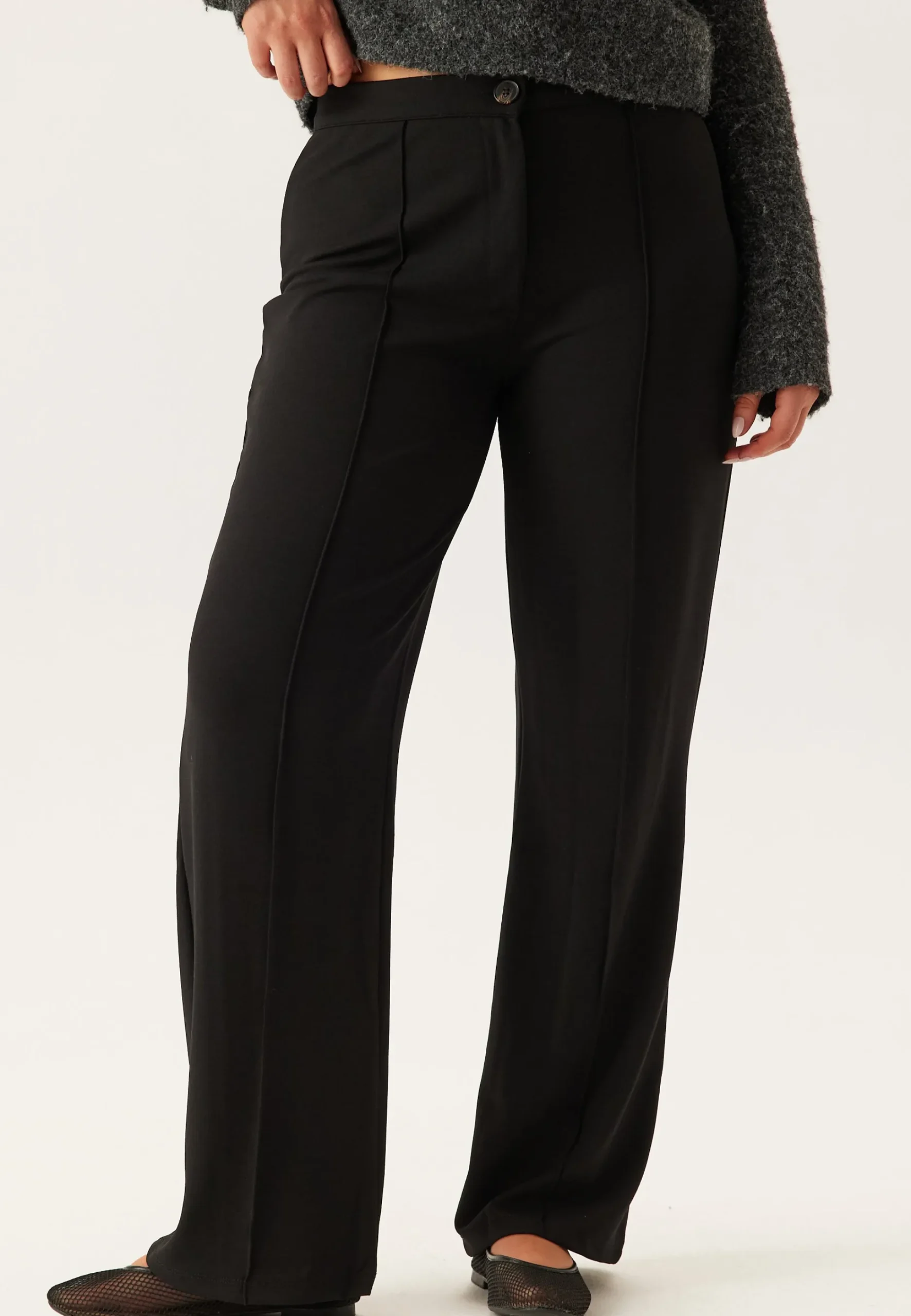 Soft Suit Straight Trousers