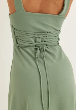 Square Neck Corset Dress