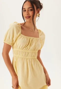 Square Neck Cotton Maxi Dress