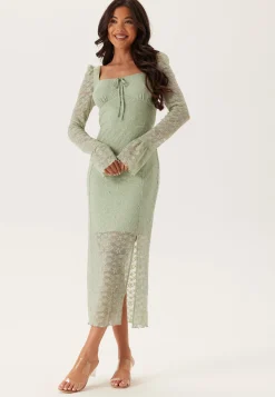Square Neck Lace Dress