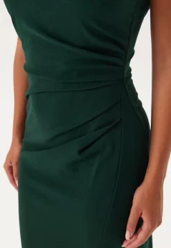 Square Neck Slit Maxi Dress