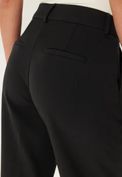 Straight High Waist Suit Trousers