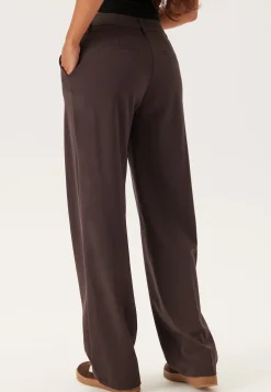 Straight High Waist Suit Trousers