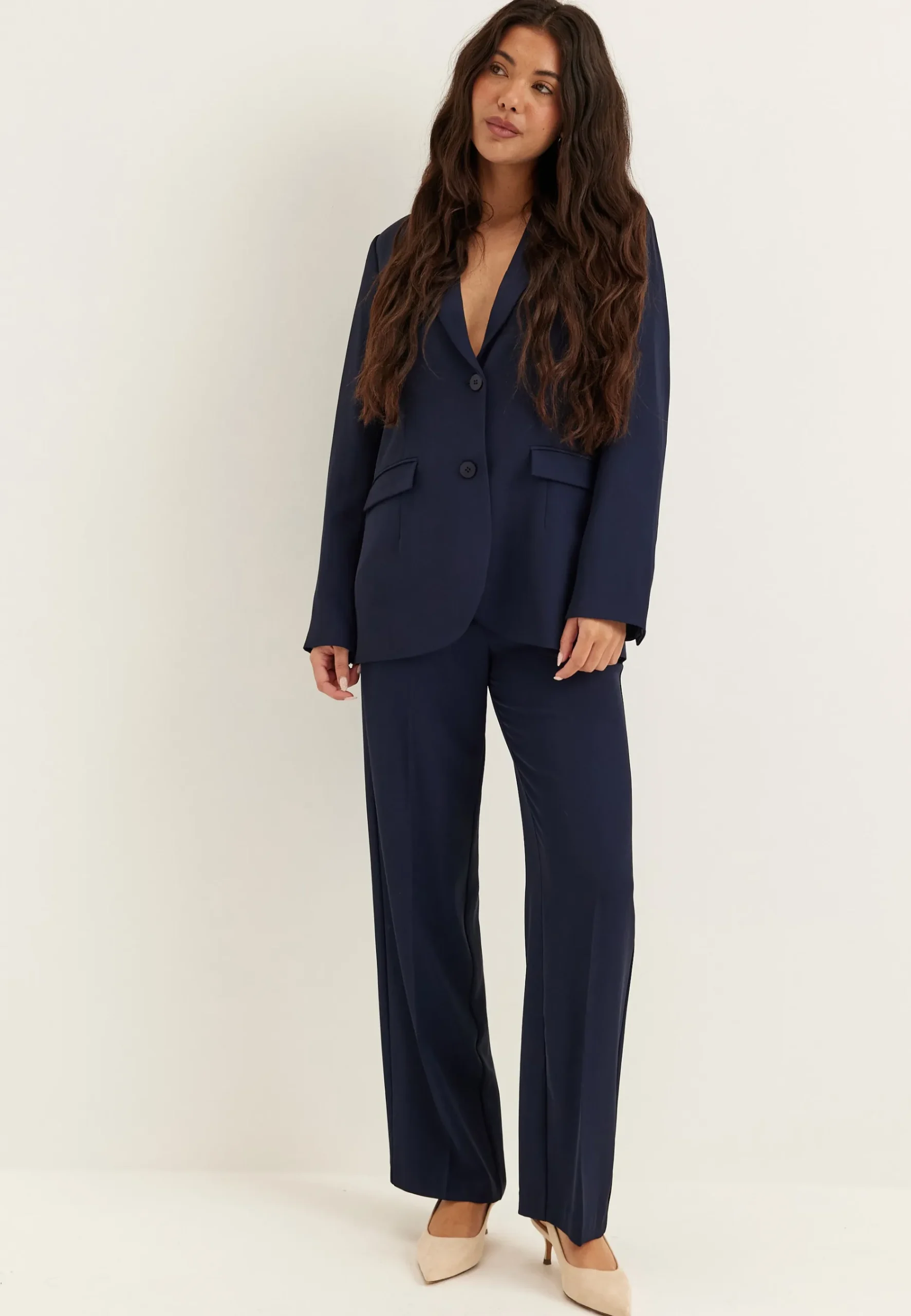 Straight Leg Trousers