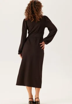 Structure Button Midi Dress