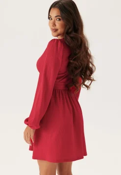 Structure Button Mini Dress