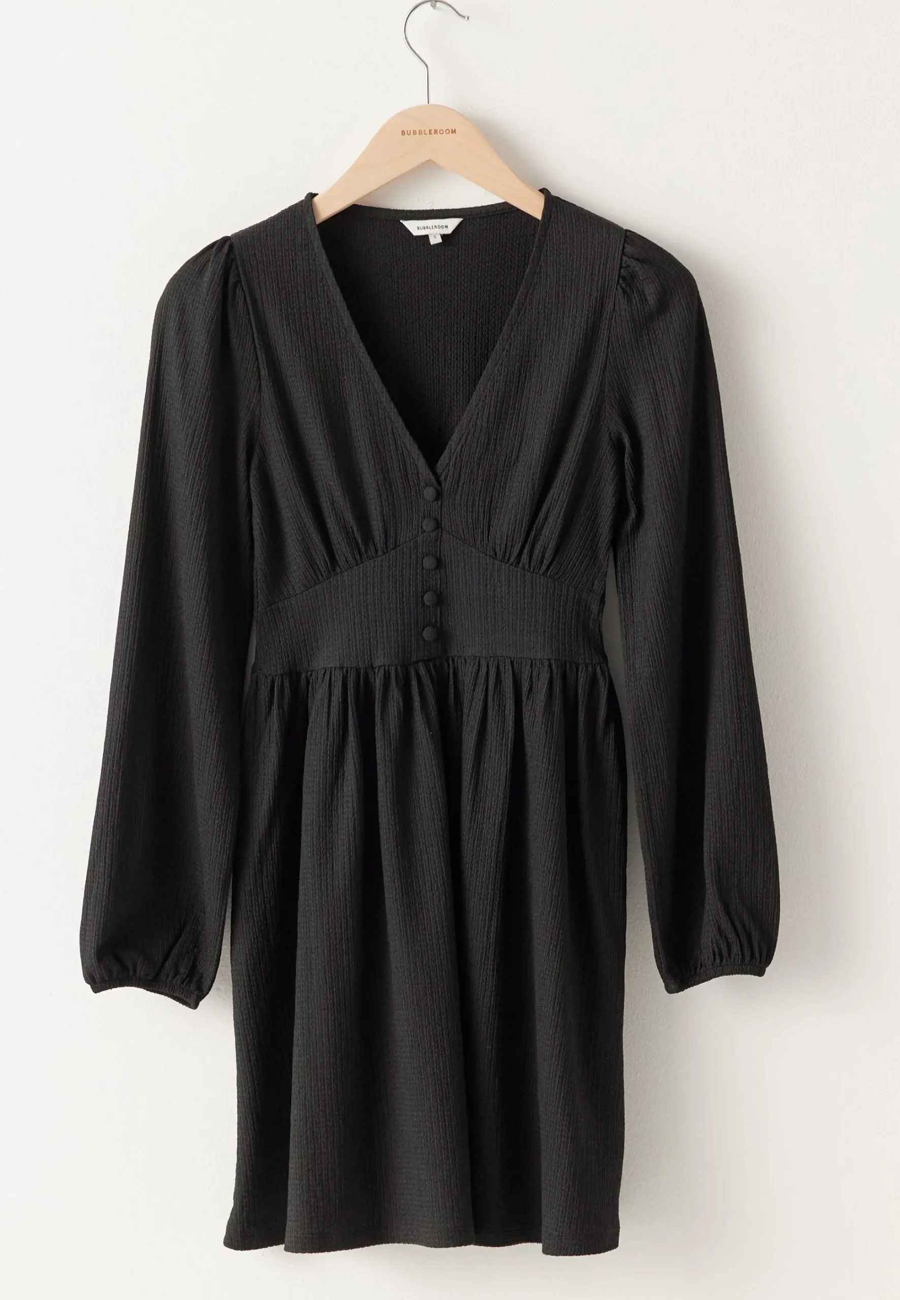Structure Button Mini Dress