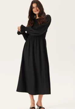 Structure Long Sleeve Midi Dress