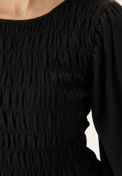 Structure Long Sleeve Midi Dress