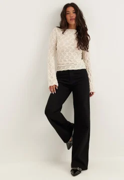 Structure Long Sleeve Top