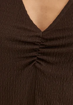 Structure Puff Sleeve Dress