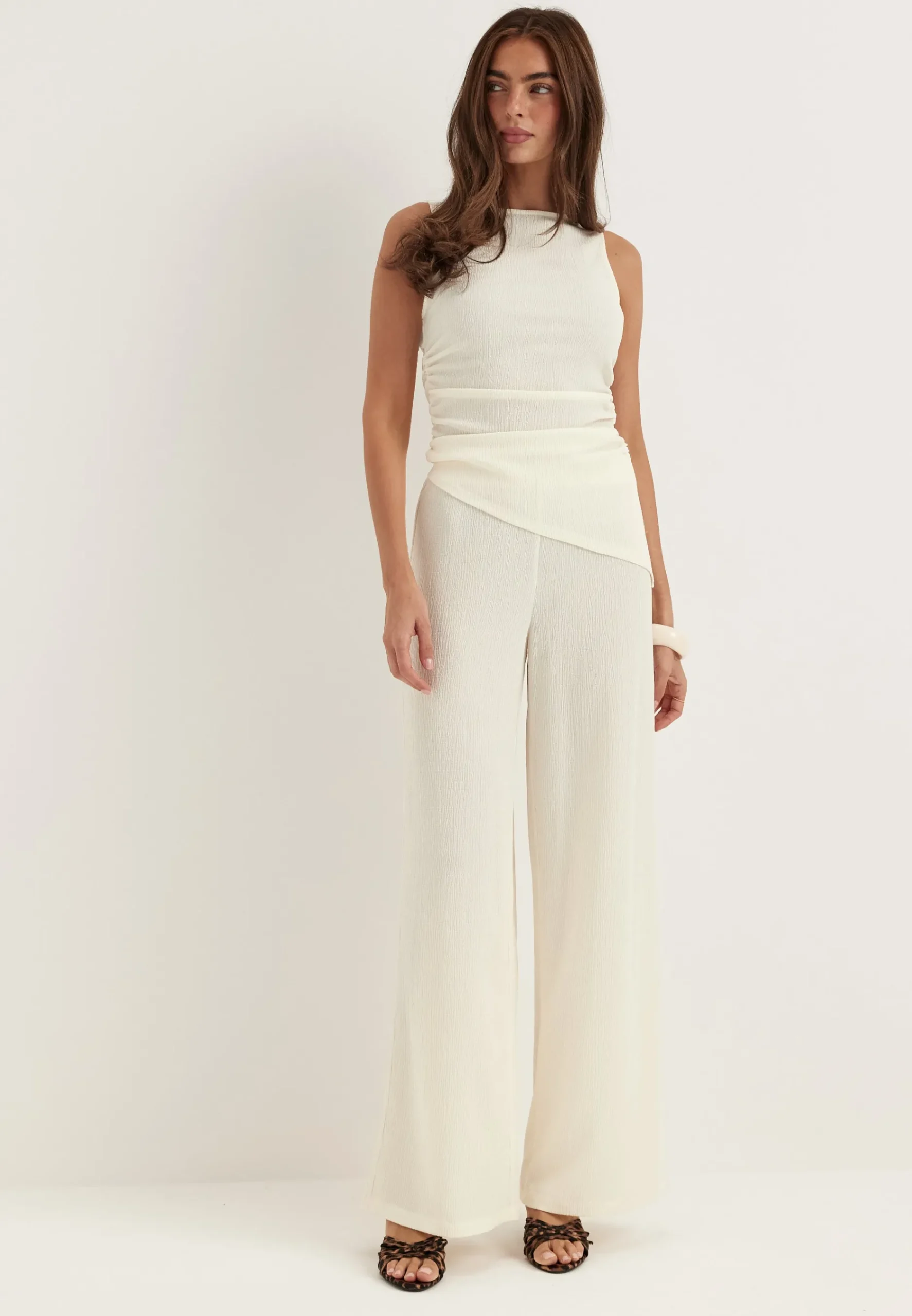 Structure Wide Trousers