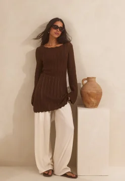 Structure Wide Trousers