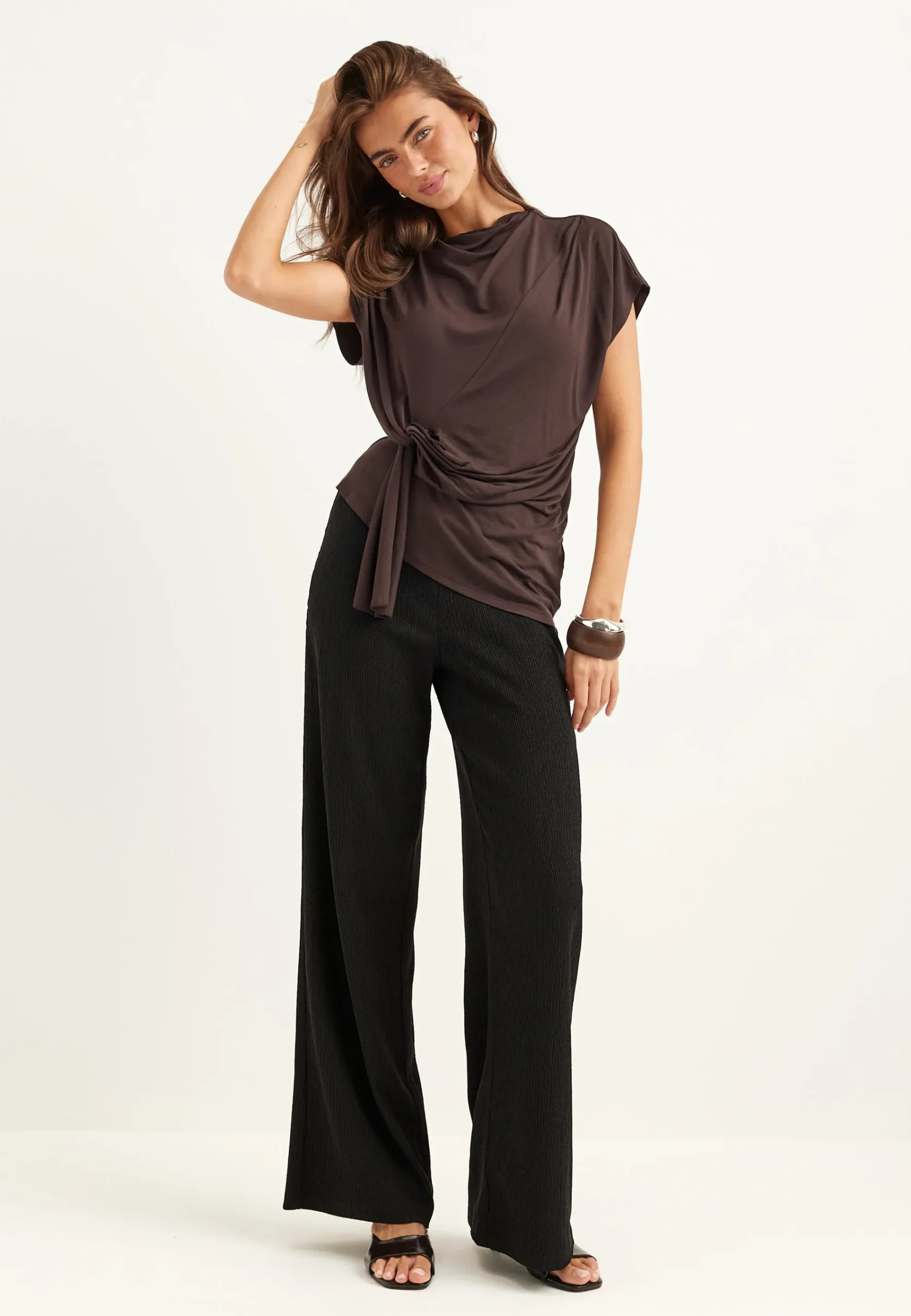 Structure Wide Trousers