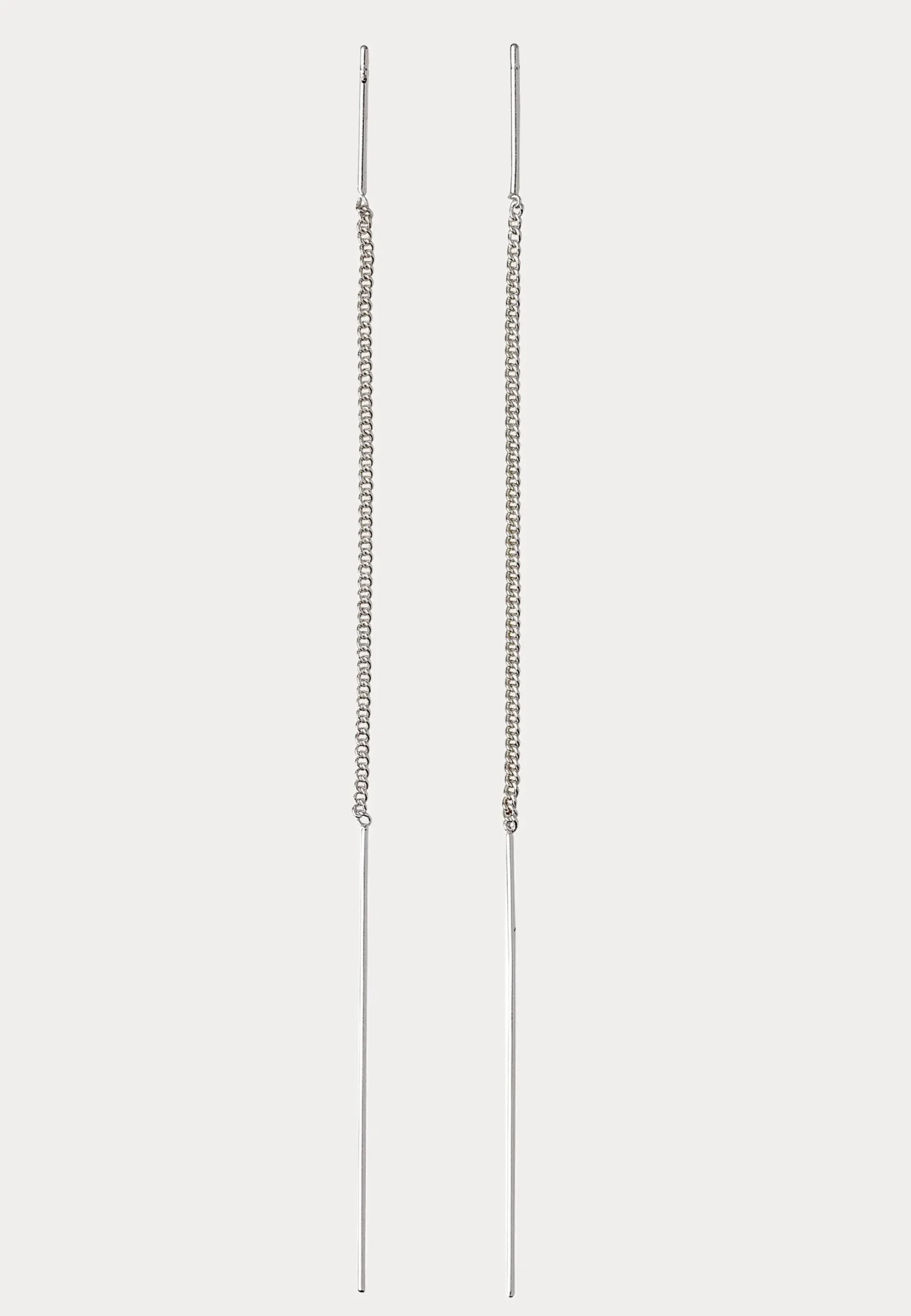 Tahoe Chain Earrings Silver-pl