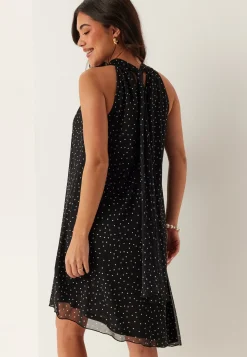 Tie Reversible Short Mesh Dress