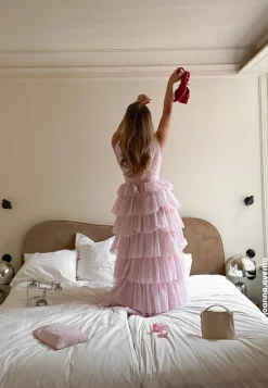 Tulle Frill Gown