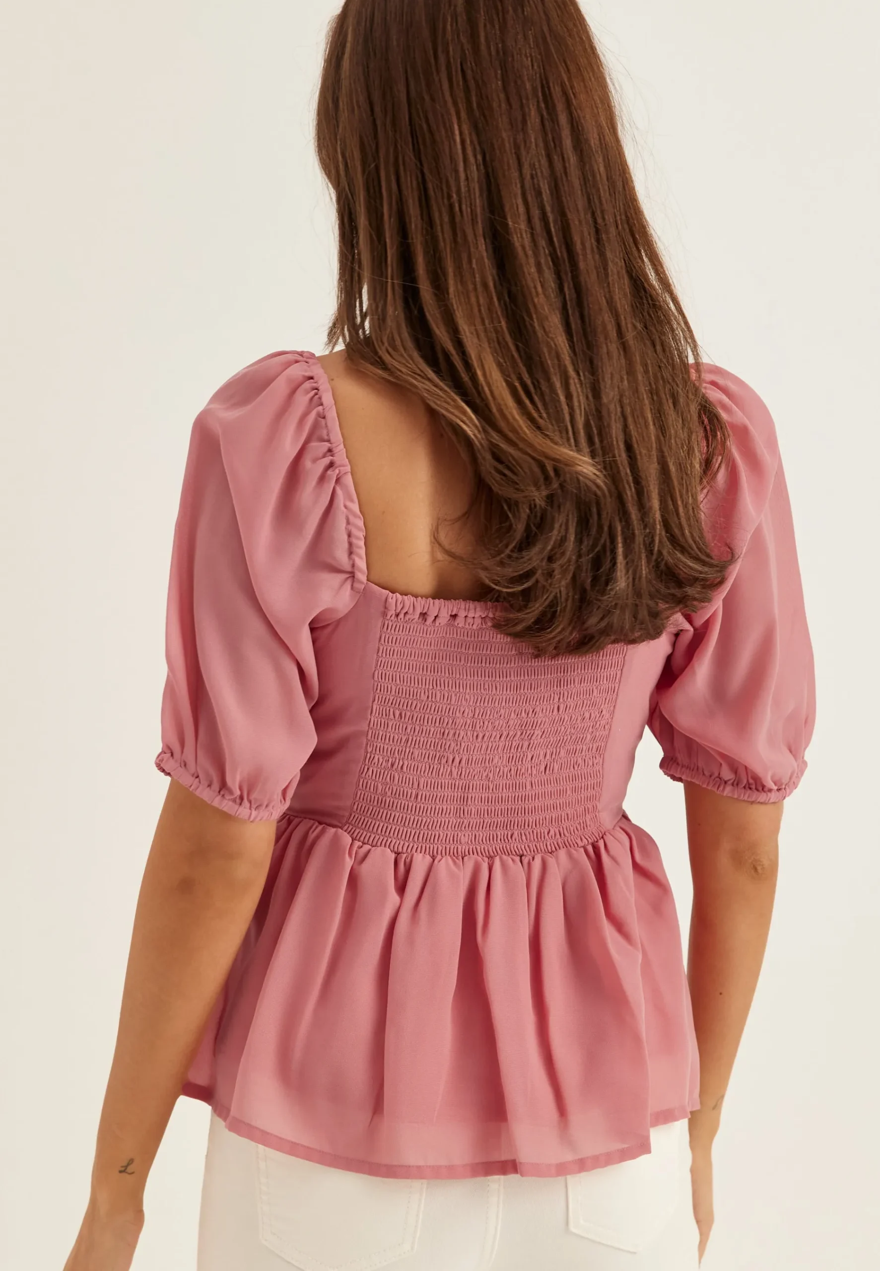 Twist Detail Short Sleeve Blouse