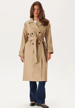 Viaddison L/S LONG TRENCHCOAT