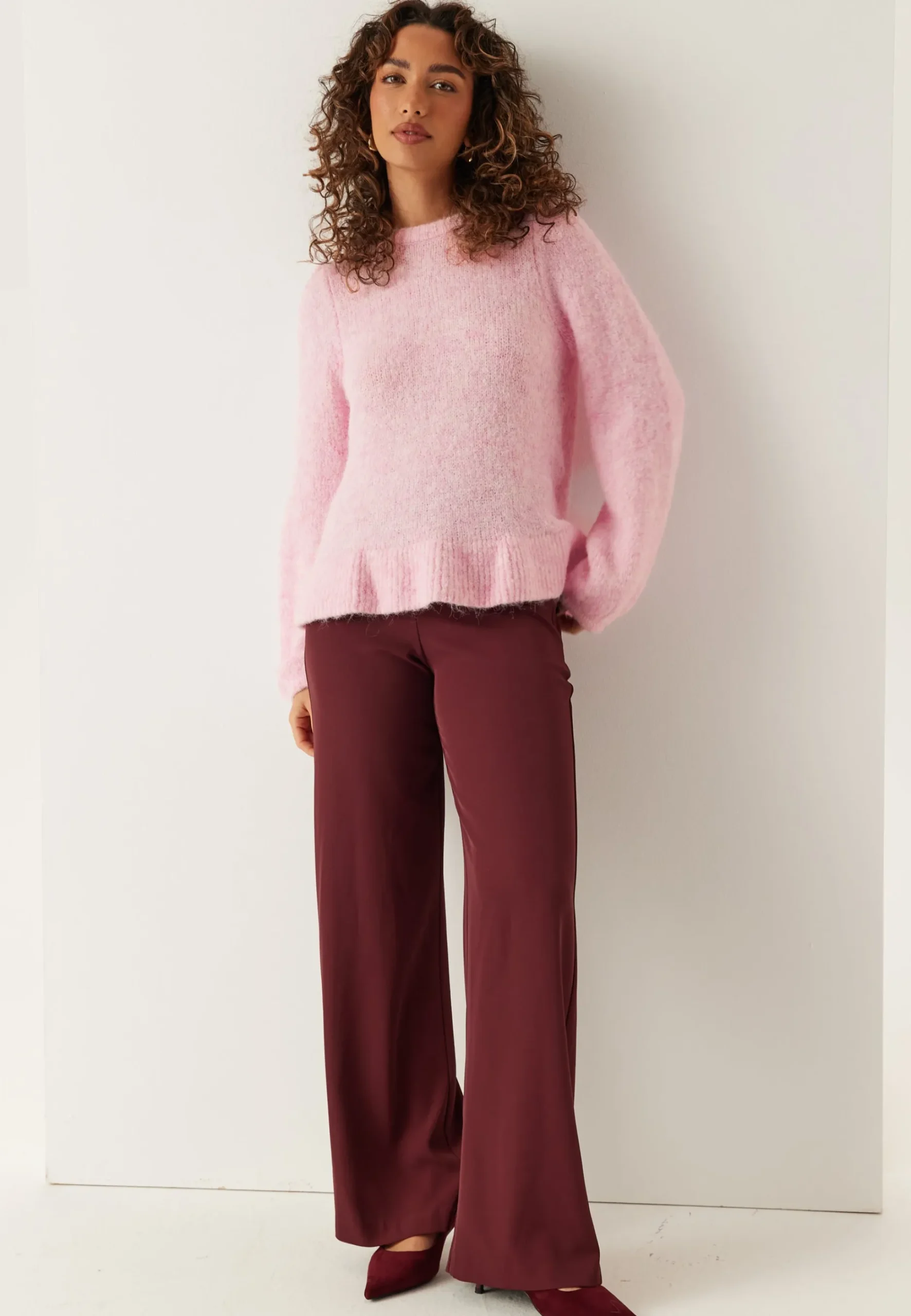 Vibows L/S O-NECK KNIT PULLOVE