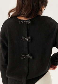 Vibrianna O-neck L/S BOW KNIT