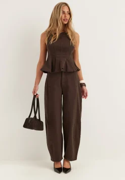 Vichia Peplum Top