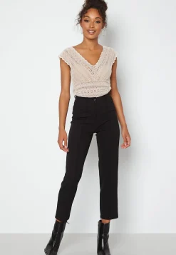 Vichikka V-Neck Cap Sleeve Top