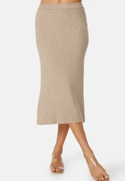 Vicomfy A-Line Knit Skirt