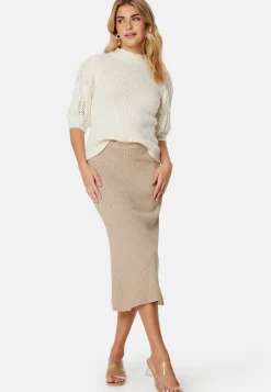 Vicomfy A-Line Knit Skirt