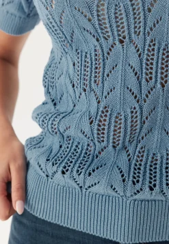 Vicotti S/S O-NECK KNIT TOP -