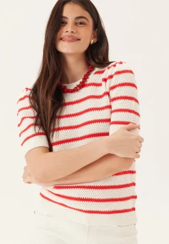Vidalo O-neck S/S STRIPE KNIT