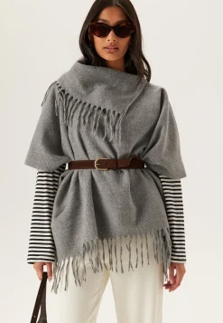 Vifjolira High Neck Poncho